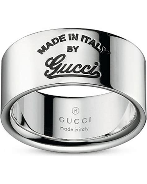 gucci ring quality|gucci trademark ring.